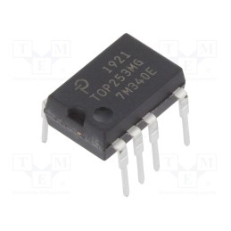 1 pcs x POWER INTEGRATIONS - TOP253MG - IC: PMIC, AC/DC switcher,SMPS controller, 59.4÷72.6kHz, SDIP-10C