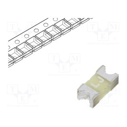 1 pcs x LITTELFUSE - 04701.25DRSNP - Fuse: fuse, quick blow, 1.25A, 125VAC, 125V, 125VDC, SMD, 471, 1206
