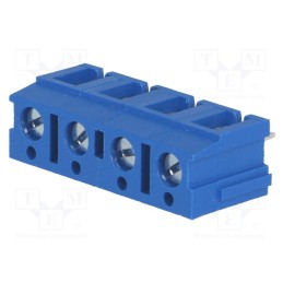 2 pcs x DEGSON ELECTRONICS - DG305-7.5-04P-12 - PCB terminal block, angled 90°, 7.5mm, ways: 4, on PCBs, 2.5mm2