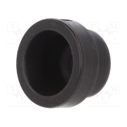 5 pcs x HUMMEL - 1.250.1201.50 - 12mm, plugs, Mat: elastomer, Seal Plug DS, black, -20÷80°C, IP54
