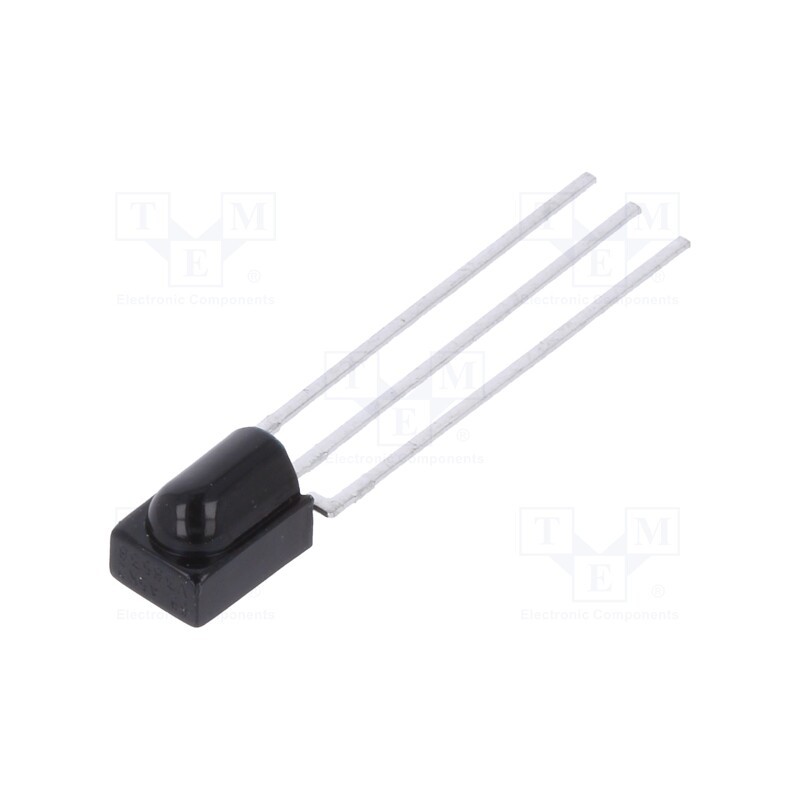 1 pcs x VISHAY - TSOP38538 - Integrated IR receiver, 38kHz, 2.5÷5.5V, 45°