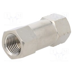 1 pcs x PNEUMAT-1520145 - Check valve, Working press: 2÷8bar, nickel plated brass
