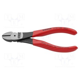 1 pcs x KNIPEX - 74 01 140 - Pliers, side,cutting, high leverage, 140mm