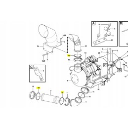 Seal for Volvo excavator, loader, dump truck