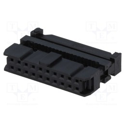 2 pcs x NINIGI - AWP-20 - Plug, IDC, female, PIN: 20, with cable clamp, IDC, for ribbon cable