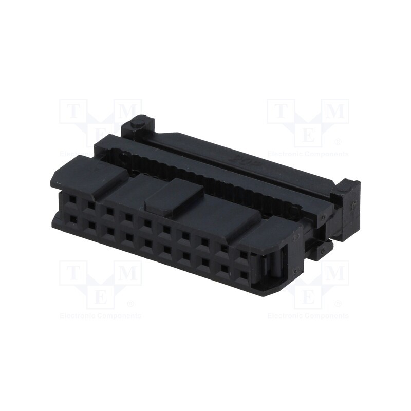 2 pcs x NINIGI - AWP-20 - Plug, IDC, female, PIN: 20, with cable clamp, IDC, for ribbon cable