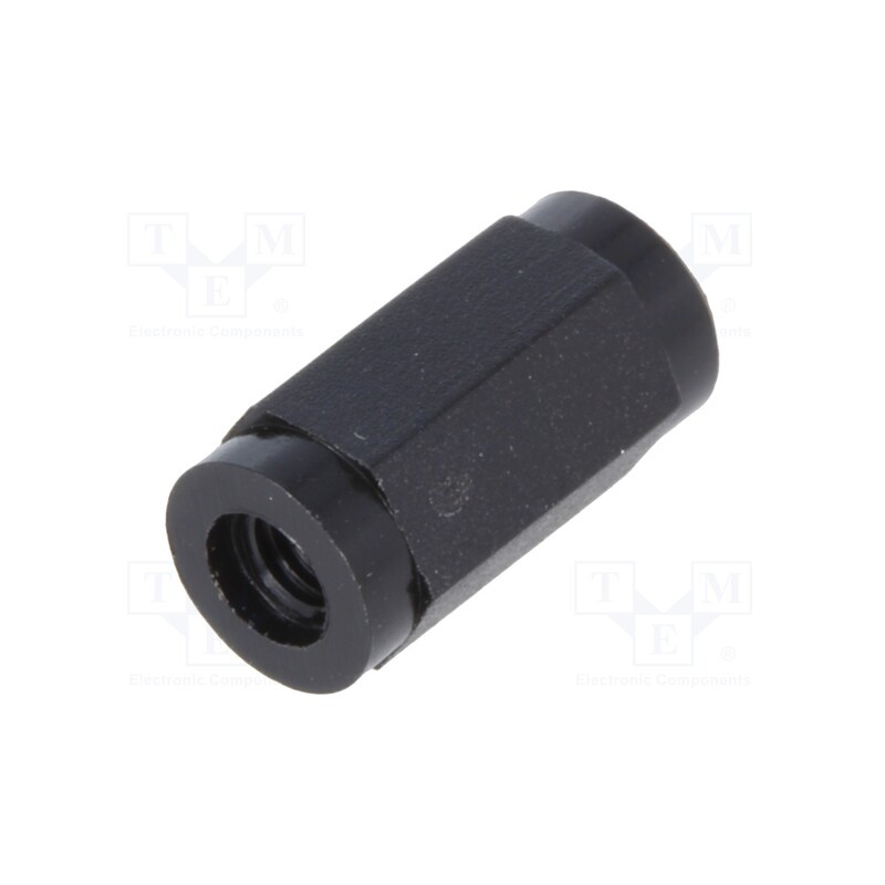 5 pcs x ESSENTRA - HTSN-M3-12-6-1 - Screwed spacer sleeve, polyamide, M3, 12mm