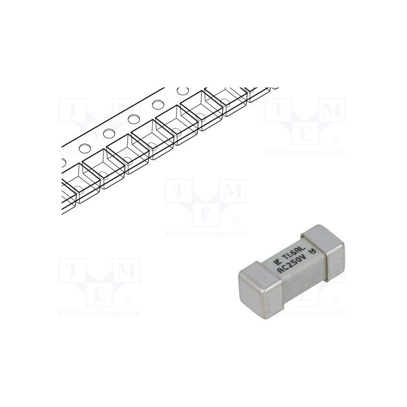 1 pcs x LITTELFUSE - 046501.6DR - Fuse: fuse, time-lag, 1.6A, 250VAC, 250V, SMD, ceramic, 12.1x4.5mm