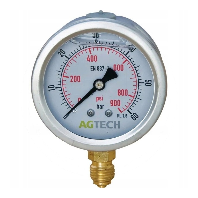 Glycerine pressure gauge 250 bar 63 mm