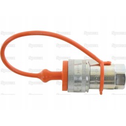 Orange PVC plug 1 2 female coupling 5 pcs