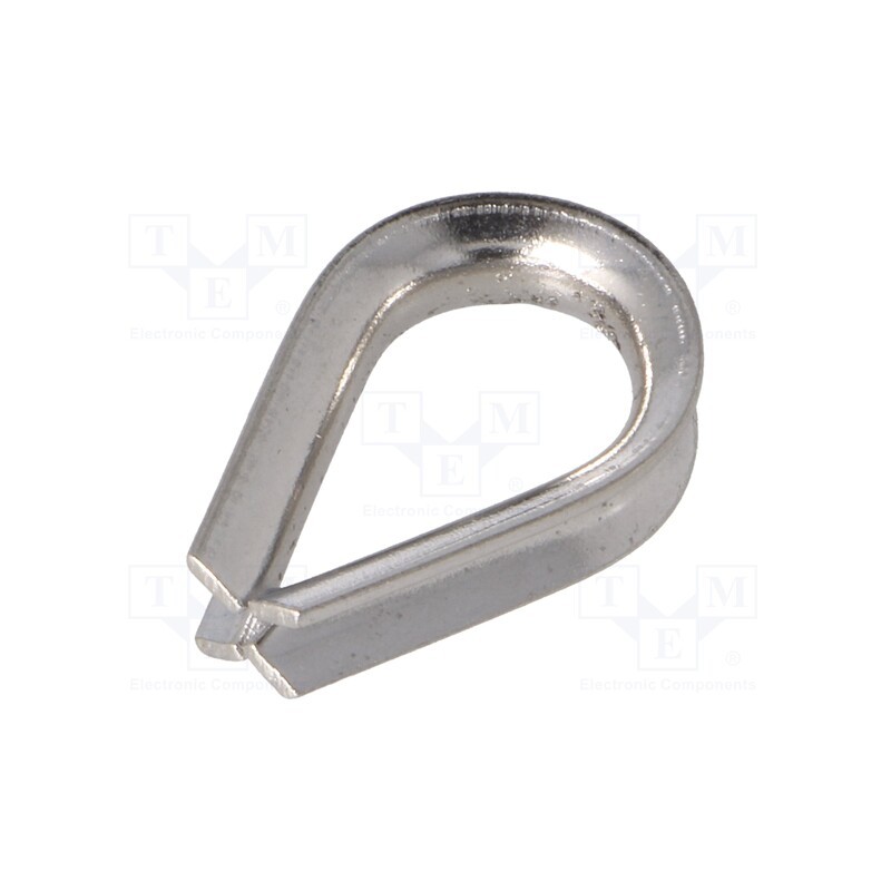 5 pcs x KRAFTBERG - KAUS-3-A4 - Thimble for rope, acid resistant steel A4, for rope, DIN 6899