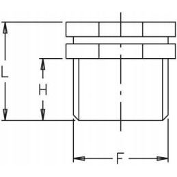 Closing plug 1 1 4 male thread