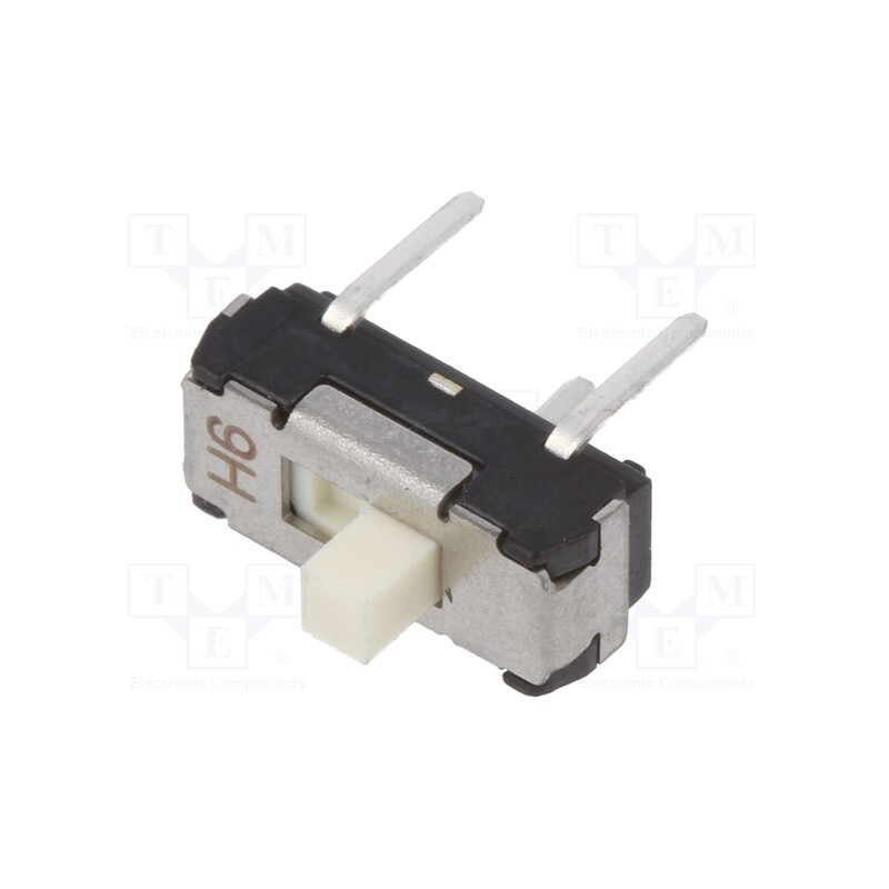 1 pcs x Nidec Copal Electronics - CL-SB-12C-01 - Switch: slide, Pos: 2, SPDT, 0.2A/12VDC, ON-ON, THT, Leads: straight