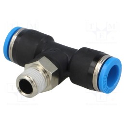 1 pcs x FESTO-153109 - Tee fitting, plug-in, -0.95÷6bar, polymer, Thread: R 1/8', 8mm