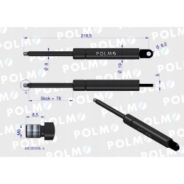 Roof actuator 7013263m91 massey ferguson polmo