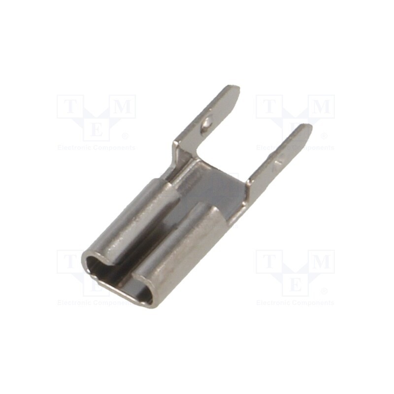 2 pcs x KEYSTONE - 3544 - Terminal: flat, 2.8mm, 0.8mm, female, THT, brass, tinned, straight