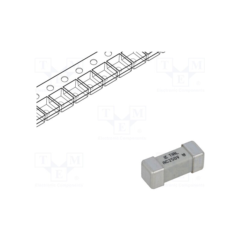 1 pcs x LITTELFUSE - 0465001.DR - Fuse: fuse, time-lag, 1A, 250VAC, 250V, SMD, ceramic, 12.1x4.5mm, 465