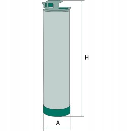 Fine air filter 87mm granite