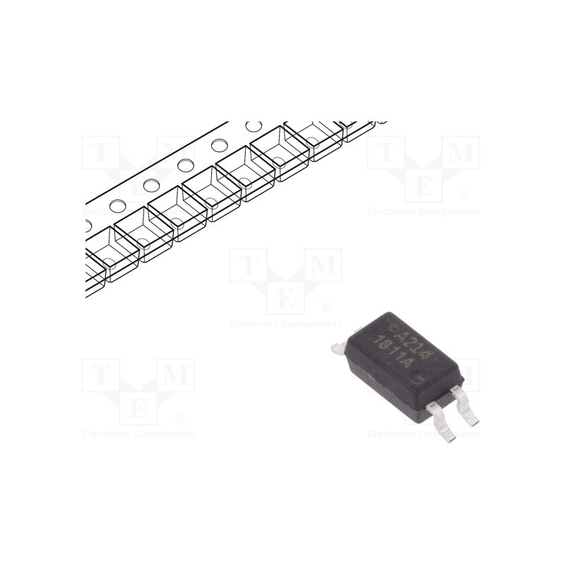 2 pcs x BROADCOM (AVAGO) - ACPL-214-50AE - Optocoupler, SMD, Ch: 1, OUT: transistor, Uinsul: 3kV, Uce: 80V, SO4