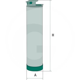 Fine air filter 87mm granite