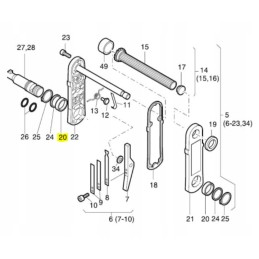 Hatz crank mechanism bush 50193400