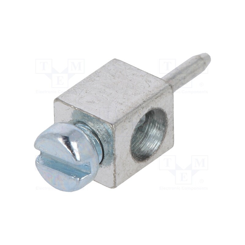 2 pcs x KEYSTONE - 8730 - Terminal: screw terminal, THT,screw terminal, silver, straight