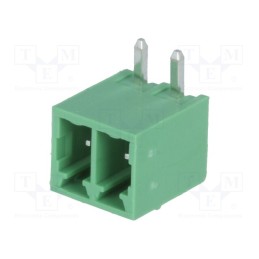 2 pcs x DEGSON ELECTRONICS - 15EDGRC-3.5-02P-14 - Pluggable terminal block, 3.5mm, ways: 2, angled 90°, socket, male