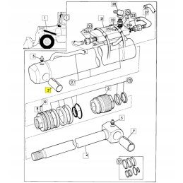 JCB backhoe loader boom cylinder bush
