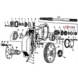 Polosi rear axle spacer bush Ursus C 330
