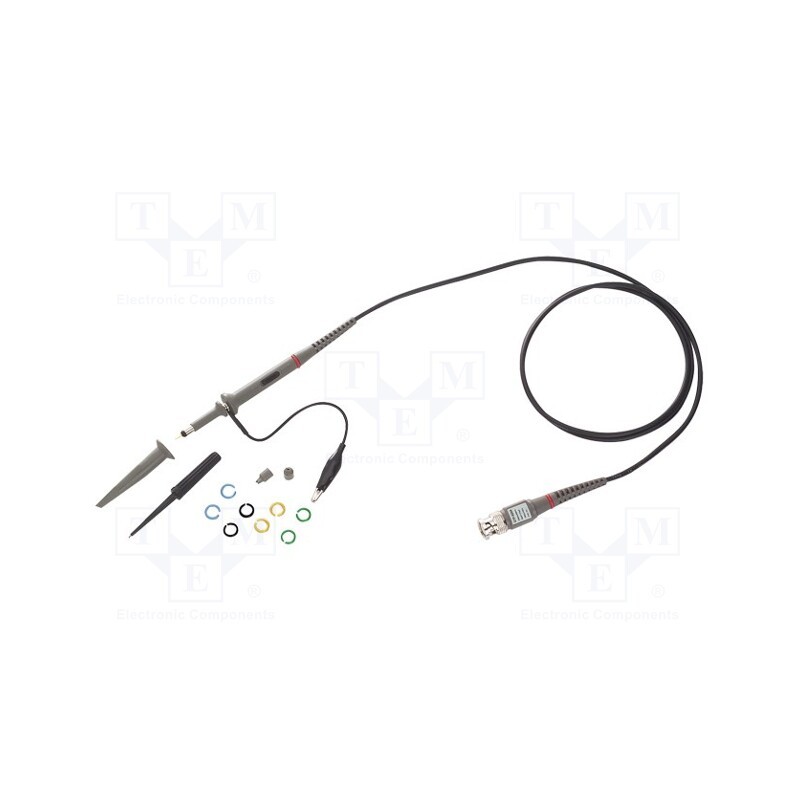 1 pcs x GW INSTEK - GTP-020A-4 - Probe: for oscilloscope, passive, 20MHz, 1: 1,10: 1, BNC plug, 1.2m