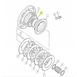 Brake piston seal jcb 3cx 4cx