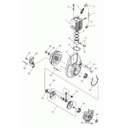 Wacker wm80 complete cylinder 0176400