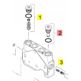 Yanmar anti-cavitation valve sv15 sv22 vio20 4