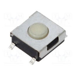 5 pcs x E-SWITCH - TL3303F160QG - Microswitch TACT, SPST-NO, Pos: 2, 0.05A/12VDC, SMT, 1.57N, 3.1mm
