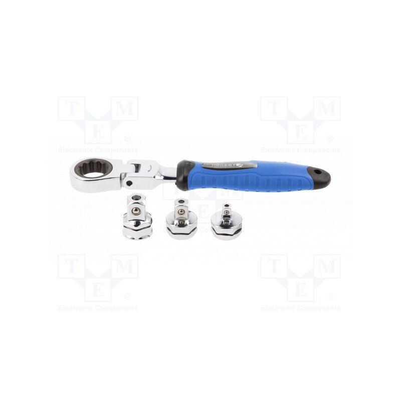 1 set x Hu00d6GERT TECHNIK - HT1R395 - Rattle, Mounting: 1/2',1/4',3/8', Teeth: 72