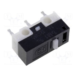 3 pcs x CANAL ELECTRONIC - DM1-00P-110-3 - Microswitch SNAP ACTION, 1A/125VAC, without lever, SPDT, ON-(ON)