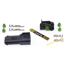 Electrical connector 2x jcb cat komatsu case connector