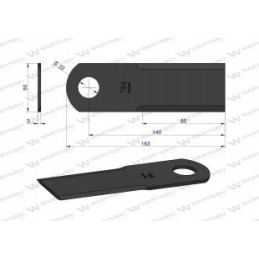 Rotary knife of the Zukowo Bizon 22 Warynski forage harvester