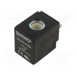 1 pcs x PNEUMAT-FLSOL20024C6000 - Coil for solenoid valve, IP65, 24VDC, 14W, 13mm