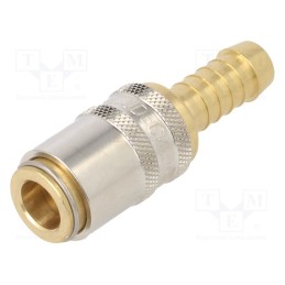 1 pcs x PNEUMAT-ESHM 9 TL - Quick connection coupling, max.15bar, Features: without valve