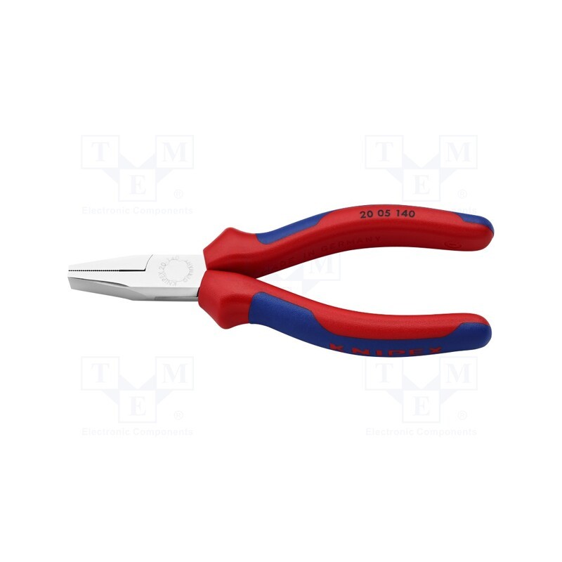1 pcs x KNIPEX - 20 05 140 - Pliers, flat, 140mm