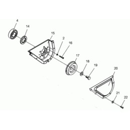Wacker dpu bpu vibration wheel seal 35x62x7