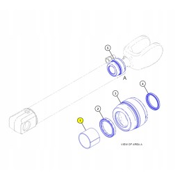 Sleeve in the cylinder of a Cat backhoe loader