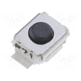 2 pcs x OMRON OCB - B3U-1000PM-B - Microswitch TACT, SPST-NO, Pos: 2, 0.05A/24VDC, SMT, 1.5N, 2.5x3mm