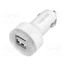 1 pcs x LOGILINK - PA0227 - USB power supply, USB A socket x2, Sup.volt: 12÷24VDC, 5V/2.1A