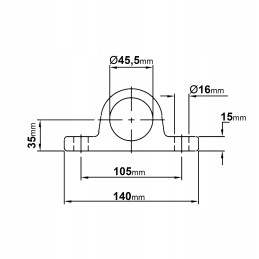 Mounting the actuator cradle fi 45 5mm