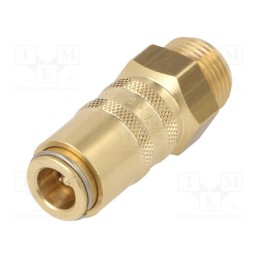 1 pcs x PNEUMAT-ESHM 38 AAB - Quick connection coupling, max.15bar, Thread: G 3/8' external