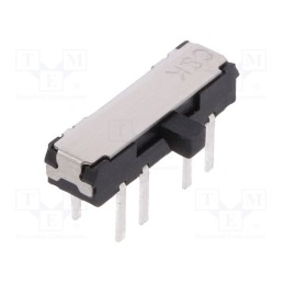 2 pcs x C&K - JS203011AQN - Switch: slide, Pos: 2, DP3T, 0.3A/6VDC, ON-ON, THT, -40÷85°C, JS, reel
