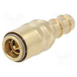1 pcs x PNEUMAT-ESH 13 TAB - Quick connection coupling, max.15bar, Features: with valve
