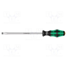 1 pcs x WERA - 5110104001 - Screwdriver, slot, 10,0x1,6mm, Blade length: 200mm